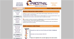 Desktop Screenshot of prestival.fr